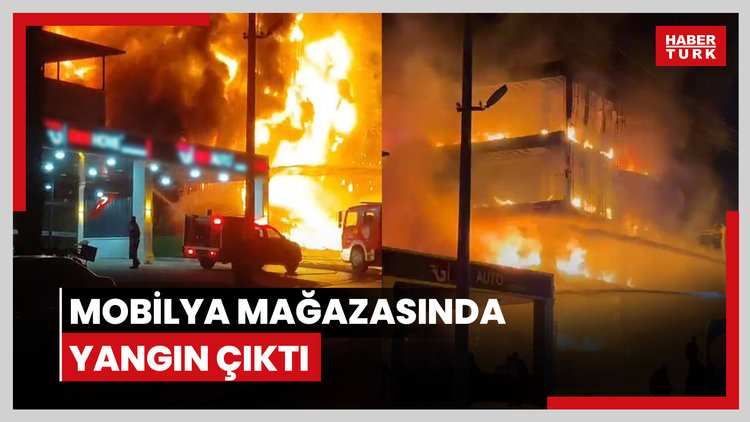 Mobilya fabrikasında yangın