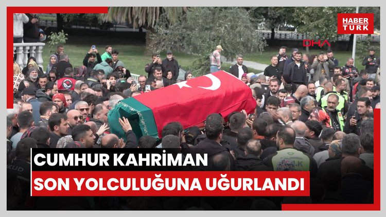'Motovlogcu Dayı' olarak tanınan Cumhur Kahriman son yolculuğuna uğurlandı