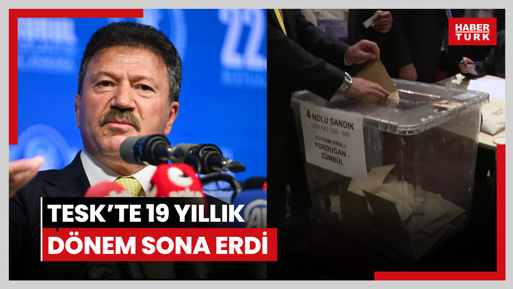 TESK'te 19 yıllık dönem sona erdi