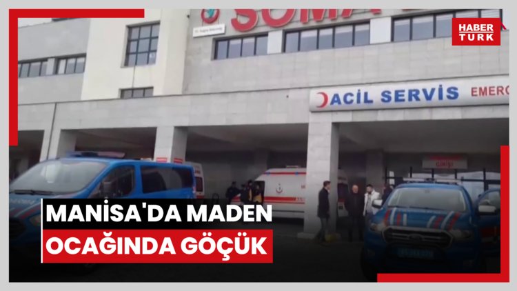 Manisa'da maden ocağında göçük