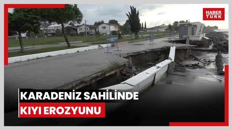 Karadeniz sahilinde kıyı erozyunu