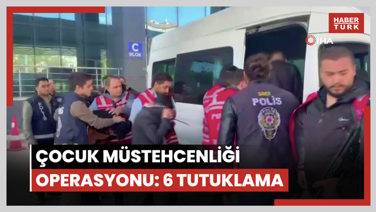 Çocuk müstehcenliği operasyonu: 6 tutuklama