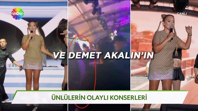 Ünlülerin olaylı konserleri! 