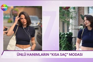 Ünlü hanımların "kısa saç" modası!
