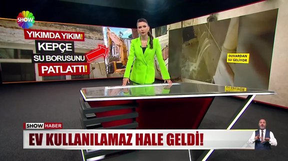 Yan binadaki yıkım mağdur etti!