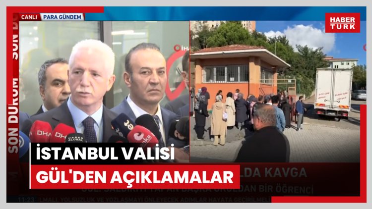 İstanbul Valisi Gül'den açıklamalar