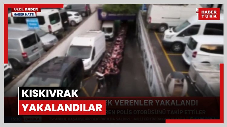 Kıskıvrak yakalandılar