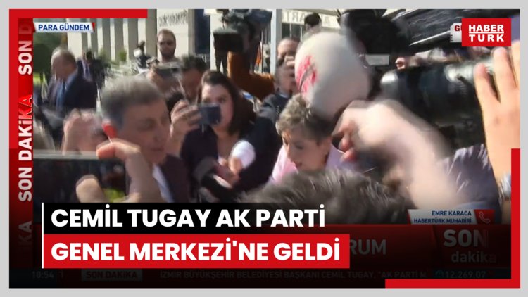 Cemil Tugay AK Parti Genel Merkezi'ne geldi