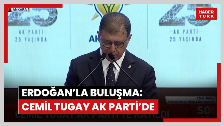 Cumhurbaşkanı Erdoğan milletvekilleriyle buluştu! Cemil Tugay AK Parti'ye katıldı