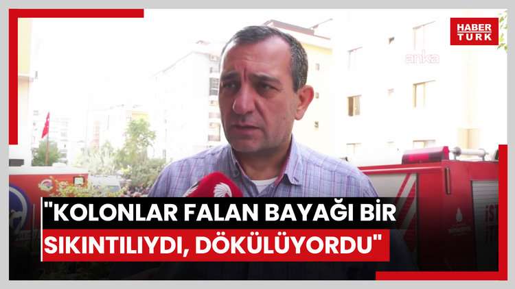 Maltepe'de çöken bina... Binada deposu olan yurttaş: "Kolonlar falan bayağı bir sıkıntılıydı, dökülüyordu"