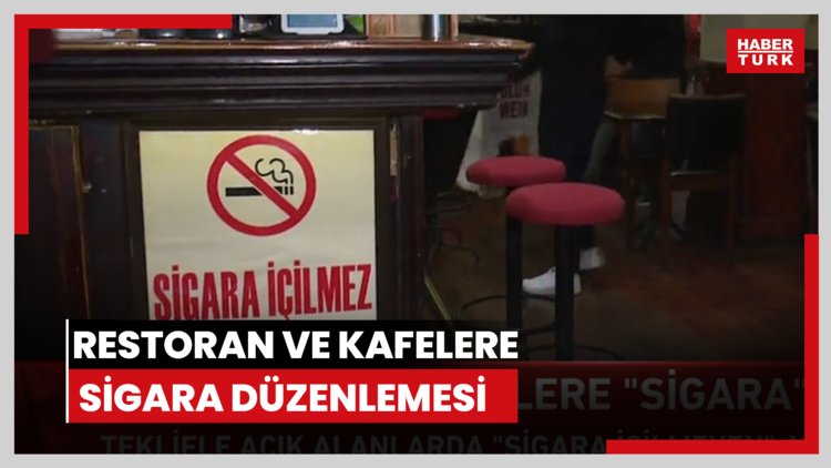 Restoran ve kafelere sigara düzenlemesi
