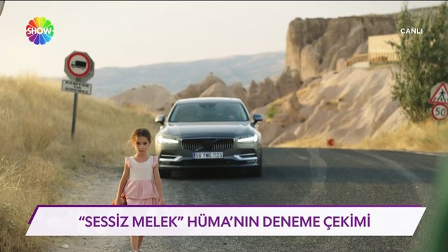 "Sessiz melek" Hüma'nın deneme çekimi!