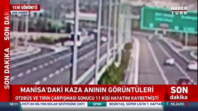 Otobüs otoyolda durdu, geri gitti