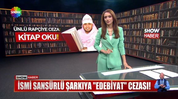 Ünlü rapçiye kitap okuma cezası!
