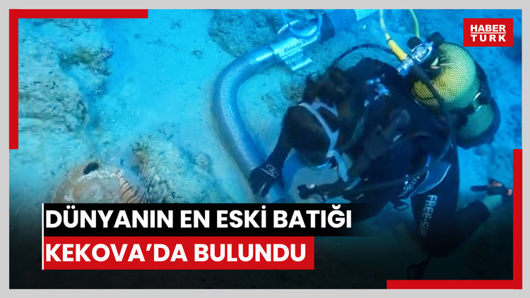 Dünyanın en eski batığı Kekova'da bulundu