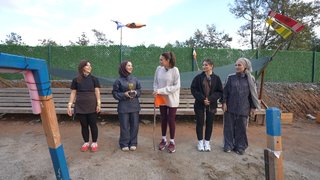 Gelinlerin eğlenceli parkur macerası!