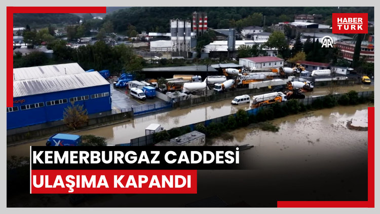 Kemerburgaz Caddesi ulaşıma kapandı