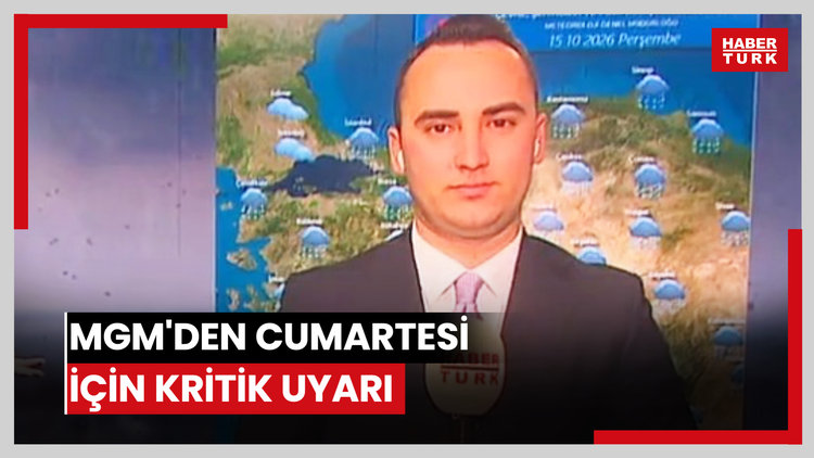 MGM'den cumartesi için kritik uyarı