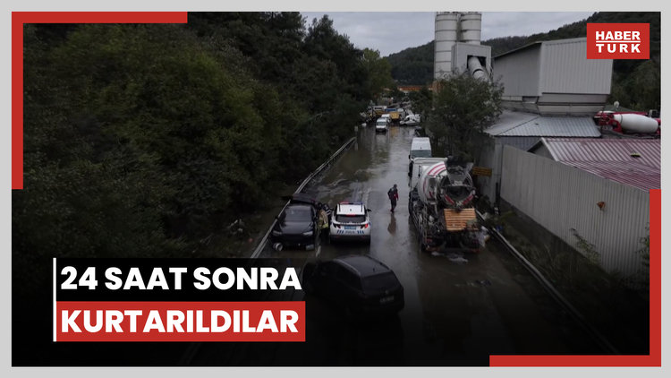 24 saat sonra kurtarıldılar