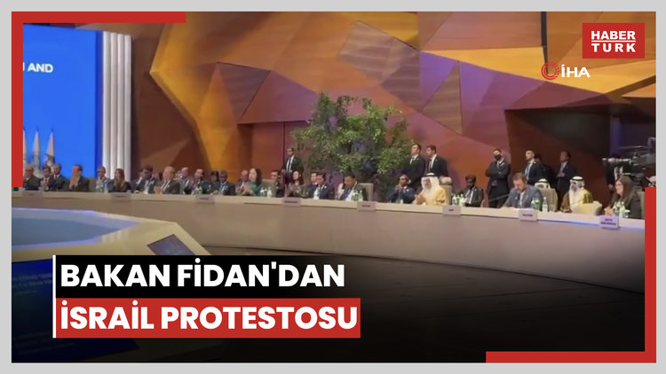 Bakan Fidan'dan İsrail protestosu