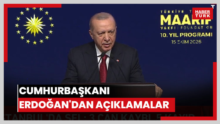 Cumhurbaşkanı Erdoğan'dan açıklamalar
