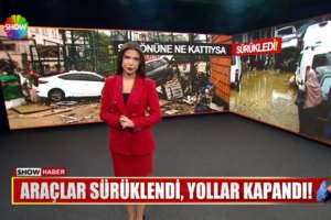 Araçlar sürüklendi yollar kapandı!