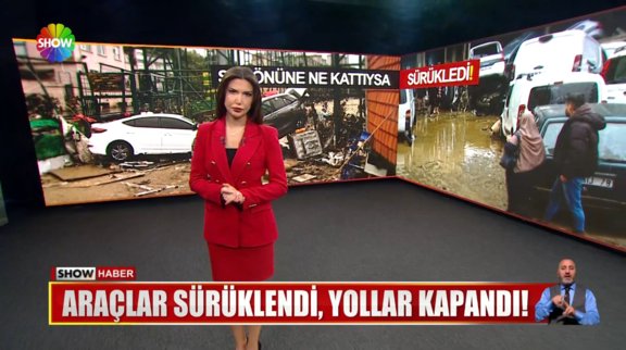 Araçlar sürüklendi yollar kapandı!