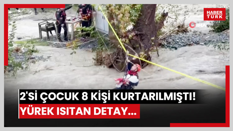 2'si çocuk 8 kişi kurtarılmıştı! Yürek ısıtan detay...