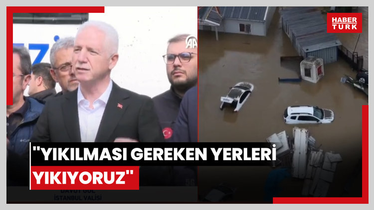 İstanbul Valisi Gül'den sel açıklaması