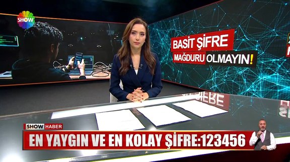 En yaygın ve en kolay şifre: 123456!
