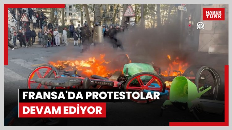 Fransa'da protestolar devam ediyor