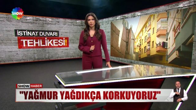 İstinat duvarı tehlikesi!