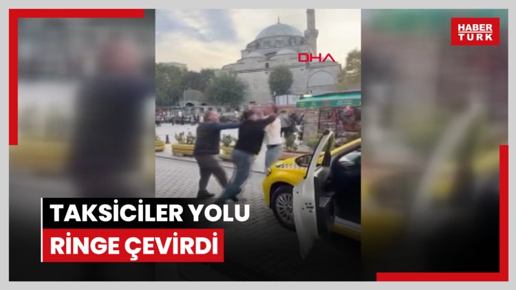 Taksiciler yolu ringe çevirdi