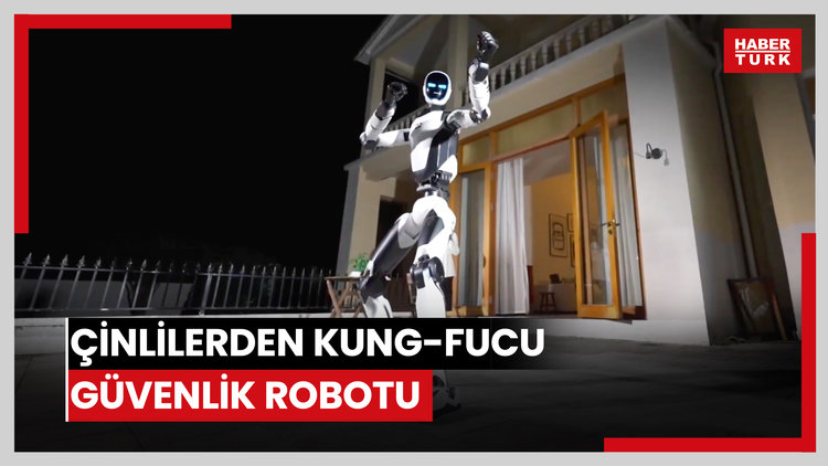 Çinlilerden Kung-Fucu güvenlik robotu