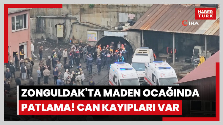 Zonguldak'ta maden ocağında patlama! Can kayıpları var