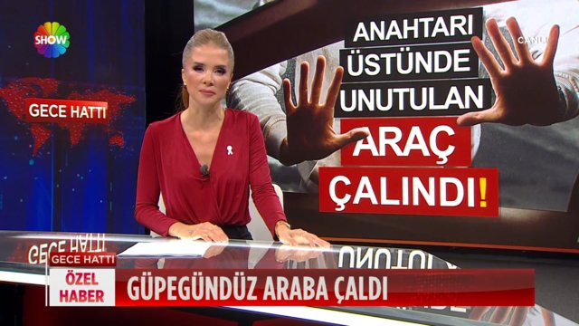Güpegündüz araba çaldı!