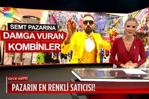 Pazarın en renkli satıcısı!