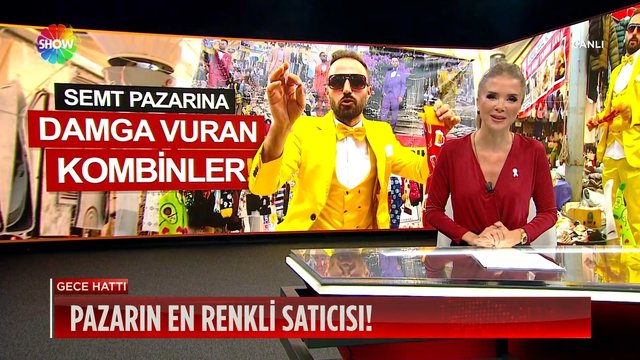 Pazarın en renkli satıcısı!