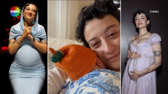 Melike Şahin'in bebeğiyle ilk paylaşımları!