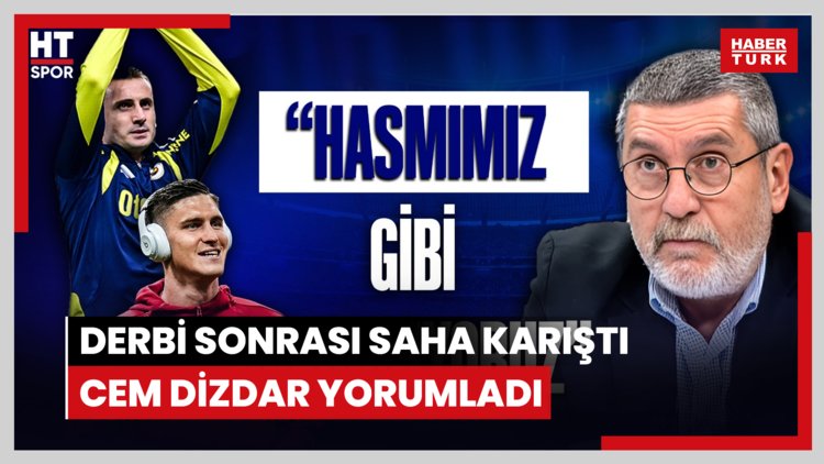 Galatasaray-Fenerbahçe derbisinde saha karıştı! Cem Dizdar yorumladı