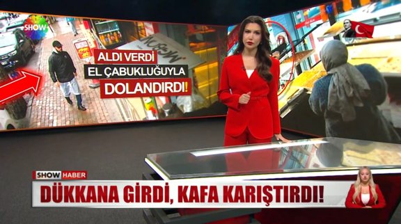 El çabukluğuyla çalışanı kandırdı!