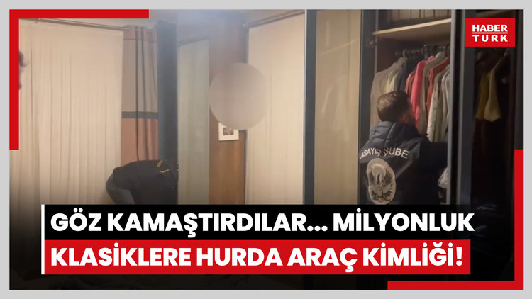 Göz kamaştırdılar... Milyonluk klasiklere hurda araç kimliği!