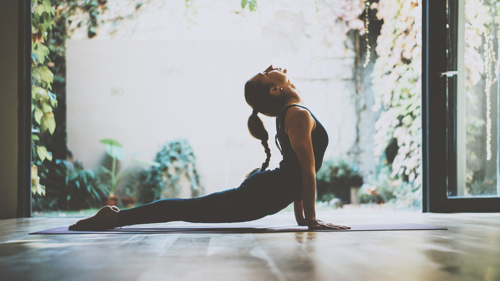 Stresle baş etmek için 4 yoga pozu...