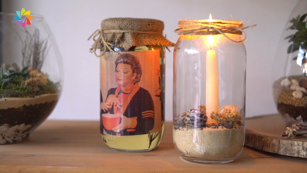 Boş kavanozdan nasıl çerçeve yapılır?