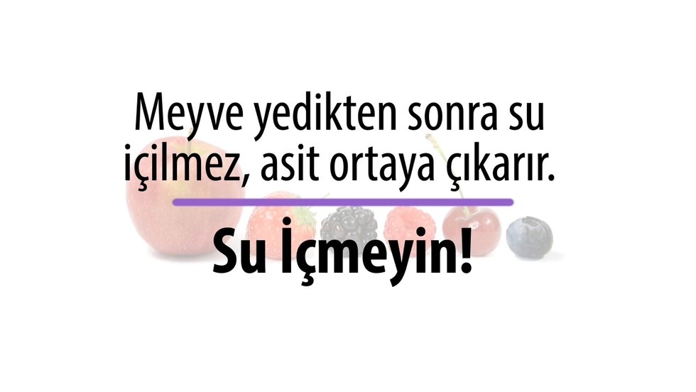 Ne zaman su içilmez?